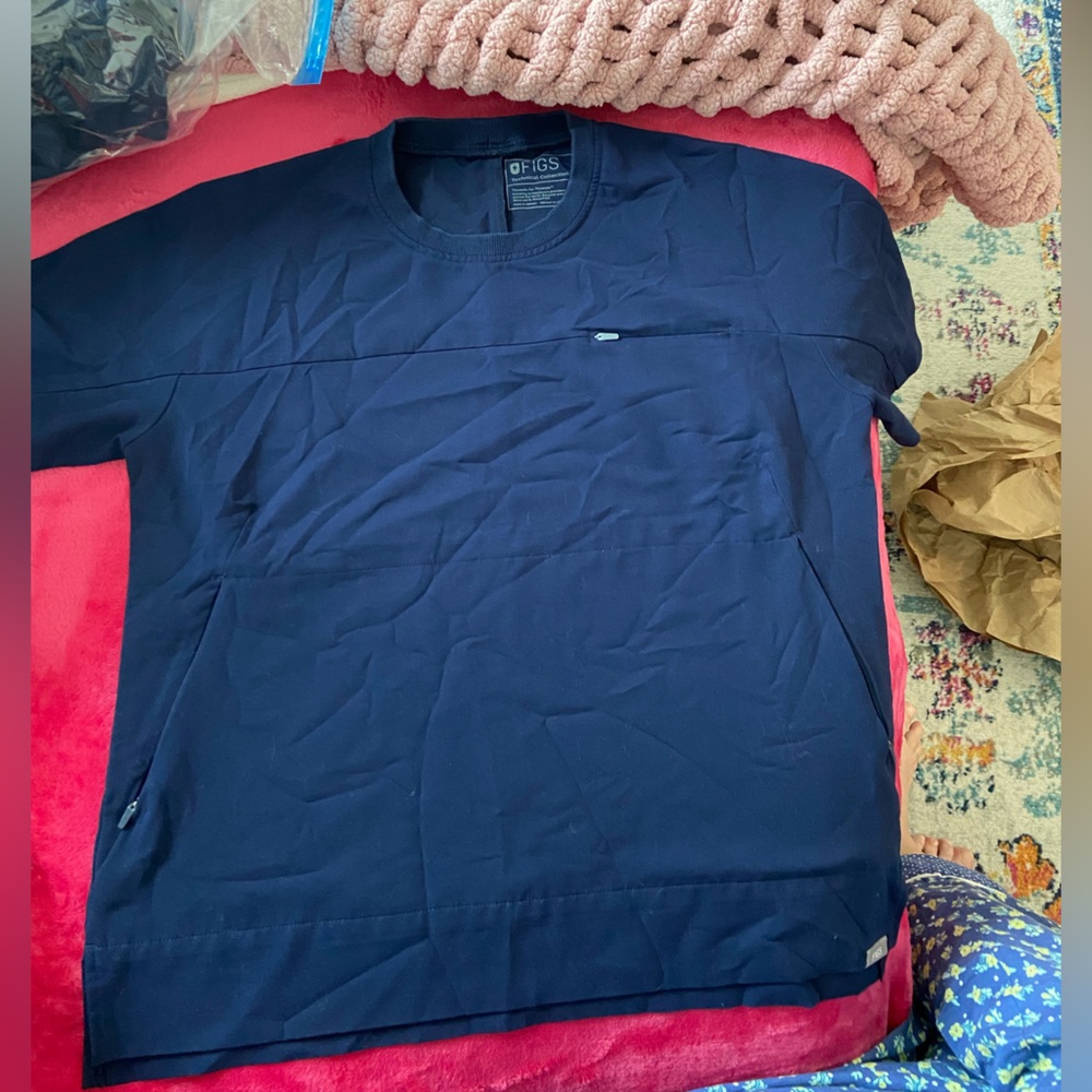 Figs Scrub Top XS